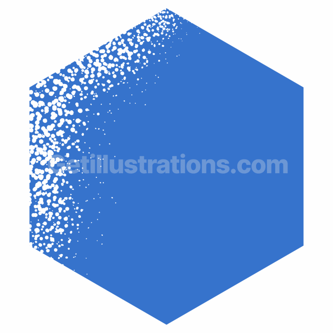 hexagon, shape, pattern, texture, background, stipple